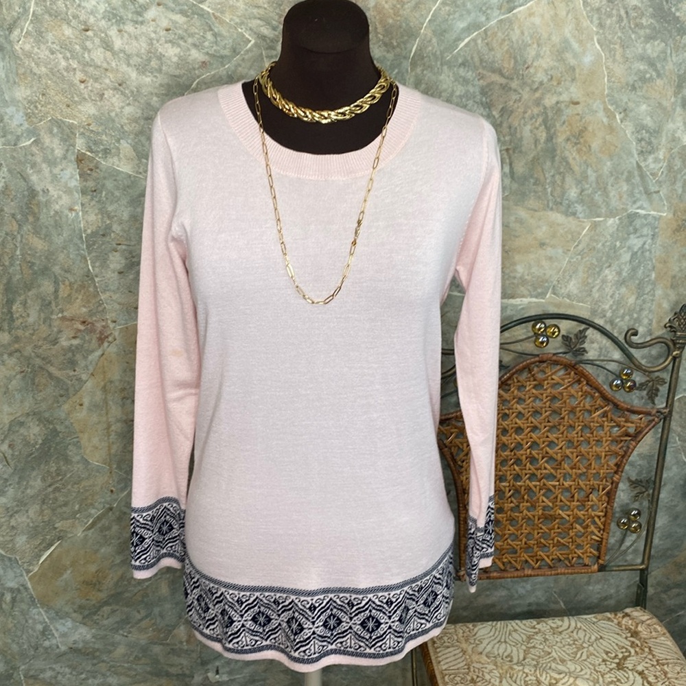 Pina Rossi sweater pullover cardigan shirt top blouse, tunic size medium